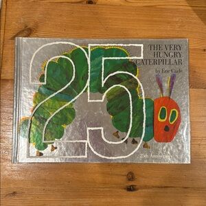 VTG 90s The Very Hungry Caterpillar (1994) Eric Carle 25th Anniversary Edition
